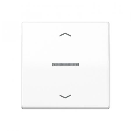 JUNG HOME BT AS 17101 P Taster 1fach, mit Pfeilsymbolen und Lichtleiter, weiß