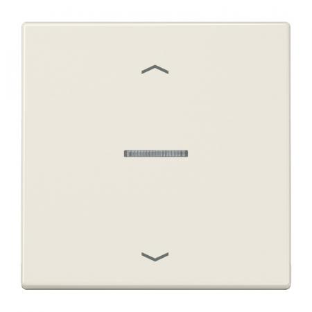 JUNG HOME Taster 1fach, mit Pfeilsymbolen, mit Lichtleiter, Duroplast, Serie LS, weiß BT LS 17101 P