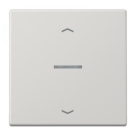JUNG HOME BT LS 17101 P LG Taster 1fach, mit Pfeilsymbolen und Lichtleiter, lichtgrau