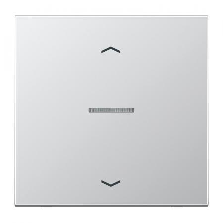 JUNG HOME Taster 1fach mit Pfeilsymbolen BT AL 17101 P Aluminium matt