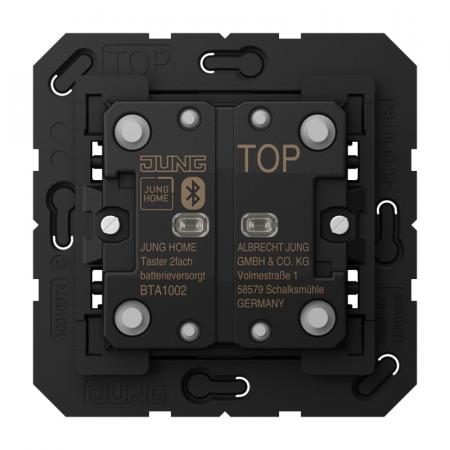 JUNG HOME Taster 2fach, batterieversorgt BT A 1002