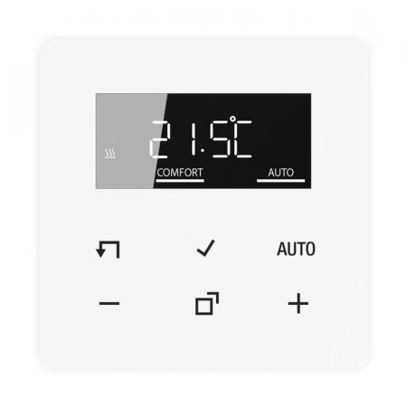 JUNG HOME BT CD 1791 WW Raumthermostat-Display Serie CD alpinweiß
