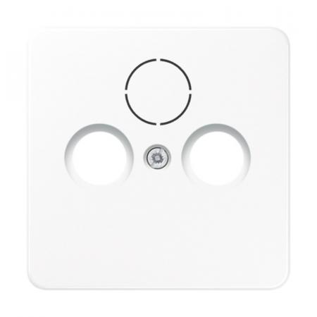 JUNG CD 561 SAT WW Abdeckung für Universal-SAT/BK-Dosen 1fach alpinweiß