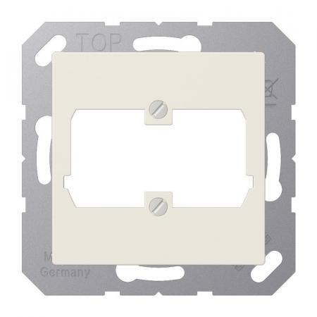 JUNG A 569-21 ACS Abdeckung 2fach für Modular-Jack Reichle + De-Massari weiß