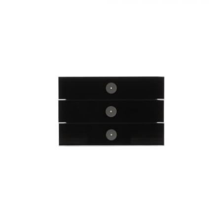 ABB 6342-825-101-500 PB/U3.3.1,priOn Bedienteil, 3-fach, schwarzglas