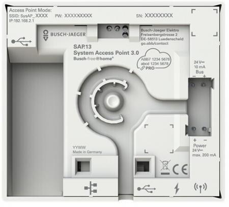 Busch-Jaeger System Access Point 3.0 Wireless SAP.13-WL Smart Home ABB-free@home Wireless 2CKA006200A0967