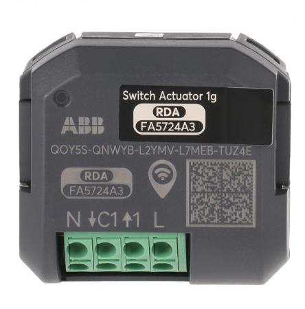 Busch-Jaeger 62811 U-WL-500 Smart Schaltaktor 1-fach UP Wireless ABB-free@home 2CKA006710A0034