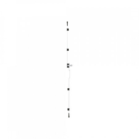ABB STRIEBEL & JOHN TZ208 Stangenverschluss Inkl. Schlosskörper, 8RE=1200 mm Ersatzteil für TwinLine-Schrankserie