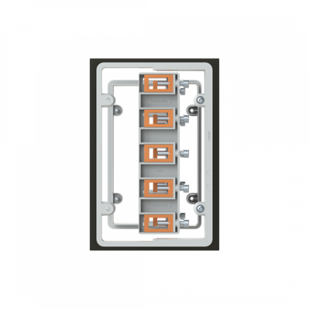 ABB STRIEBEL & JOHN TZ620 Sammelschienenverbinder 5-polig, Kupfer 12x5 mm Zubehör für TwinLine Schrankserie