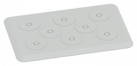ABB STRIEBEL & JOHN TZ110 Flansch mit 8 Kabeltüllen für Durchmesser 13 bis 34mm