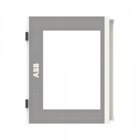 ABB STRIEBEL & JOHN TZT204L Transparente Tür 2FB/4RE, Tür links mit Sichtscheibe Zubehör TwinLine Schrankserie
