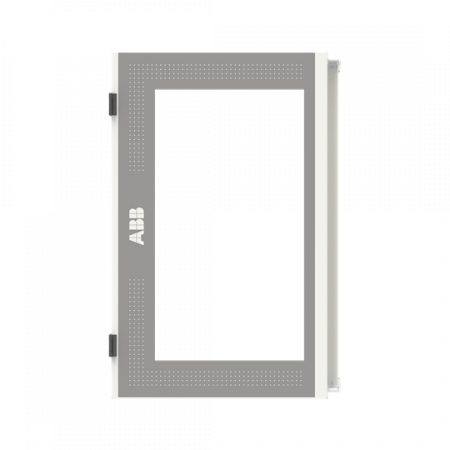 ABB STRIEBEL & JOHN TZT205L Transparente Tür 2FB/5RE, Tür links mit Sichtscheibe Zubehör TwinLine Schrankserie