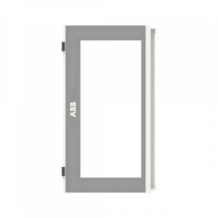 ABB STRIEBEL & JOHN TZT206L Transparente Tür 2FB/6RE, Tür links mit Sichtscheibe Zubehör TwinLine Schrankserie