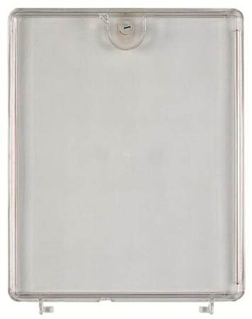 ABB STRIEBEL & JOHN ZP100 Plombierklappe 260x210x20 mm Transparent, für ZG105, Zubehör für Zählerfelder