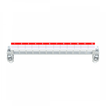 ABB STRIEBEL & JOHN ZE336 Patchpanel 12 fach, leer, Keystone