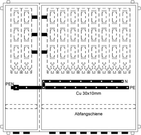 ABB STRIEBEL & JOHN KS878 Hausanschlussschrank, IP31
