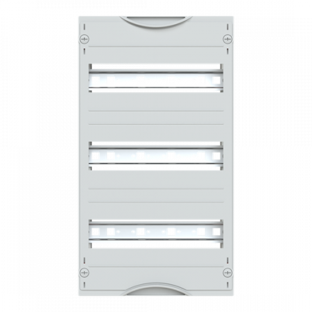 ABB STRIEBEL & JOHN 1V00A Reiheneinbaugeräte-Modul, Reihenabstand 125mm, 3RE/BH00, 1FB Modul montiert auf EDF-Profil