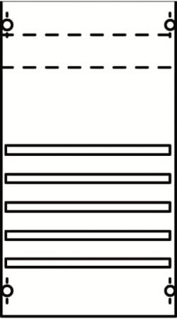 ABB STRIEBEL & JOHN 1V002A Sammelschienen-Modul, Sammelschienen-System, Klemmen, 3RE/BH0, 1FB Modul montiert auf EDF-Profil