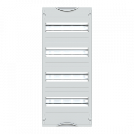 ABB STRIEBEL & JOHN 1V0A Reiheneinbaugeräte-Modul, Reihenabstand 125mm, 4RE/BH0, 1FB Modul montiert auf EDF-Profil