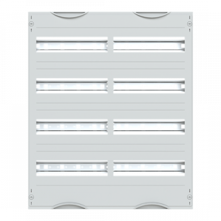 ABB STRIEBEL & JOHN 2V0A Reiheneinbaugeräte-Modul, Reihenabstand 125mm, 4RE/BH0, 2FB Modul montiert auf EDF-Profil