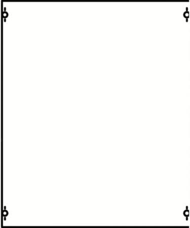 ABB STRIEBEL & JOHN 2B0A Berührschutz-Modul, 4RE/BH0, 2 FB, Modul montiert auf EDF-Profil