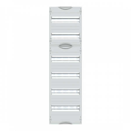 ABB STRIEBEL & JOHN 1V2A Reiheneinbaugeräte-Modul, Reihenabstand 125mm, 6RE/BH2, 1FB Modul montiert auf EDF-Profil