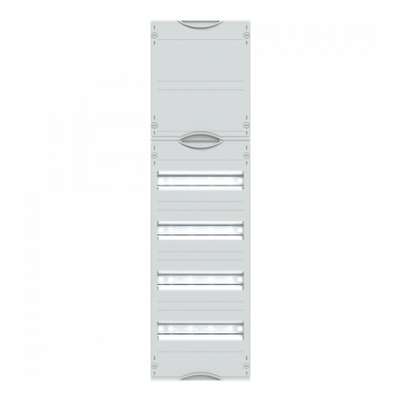 ABB STRIEBEL & JOHN 1V2KA Reiheneinbaugeräte-Modul, Reihenabstand 125mm, 6RE/BH2, 1FB Modul montiert auf EDF-Profil