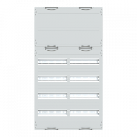 ABB STRIEBEL & JOHN 2V2KA Reiheneinbaugeräte-Modul, Reihenabstand 125mm, 6RE/BH2, 2FB Modul montiert auf EDF-Profil