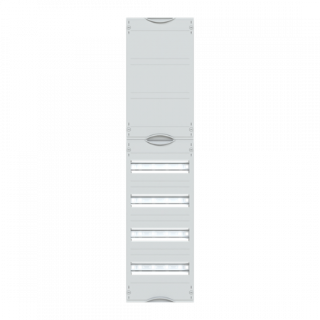 ABB STRIEBEL & JOHN 1V3KA Reiheneinbaugeräte-Modul, Reihenabstand 125mm, 7RE/BH3, 1FB Modul montiert auf EDF-Profil