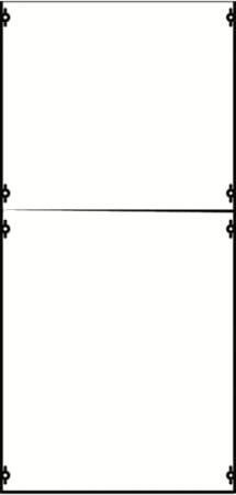 ABB STRIEBEL & JOHN 2B3A Berührschutz-Modul, 7RE/BH3, 2 FB, Modul montiert auf EDF-Profil