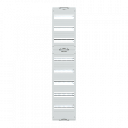 ABB STRIEBEL & JOHN 1V4A Reiheneinbaugeräte-Modul, Reihenabstand 125mm, 8RE/BH4, 1FB Modul montiert auf EDF-Profil