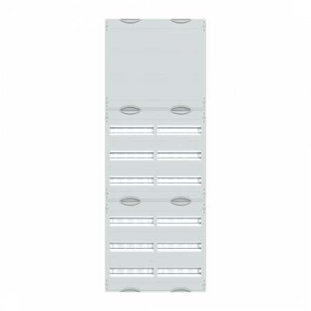 ABB STRIEBEL & JOHN 2V5KA Reiheneinbaugeräte-Modul, Reihenabstand 125mm, 9RE/BH5, 2FB Modul montiert auf EDF-Profil