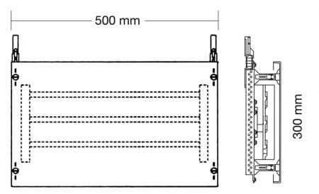 ABB STRIEBEL & JOHN ED56A Kombi-Set SS-System 2RE / BH000, 2FB Kombi-Set, montiert auf EDF-Profil