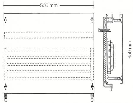 ABB STRIEBEL & JOHN ED92SA Kombi-Set SS-System 3RE / BH00, 2FB Kombi-Set, montiert auf EDF-Profil