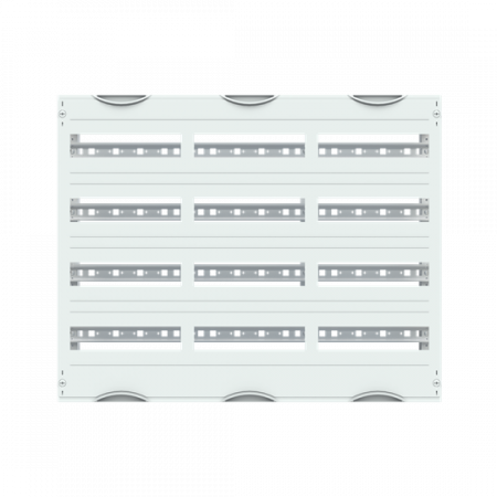 ABB STRIEBEL & JOHN MG304 Reiheneinbaugeräte-Modul 4RE / 3FB, 125 mm Reihenabstand CombiLine-Modul, montiert