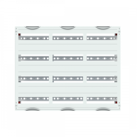 ABB STRIEBEL & JOHN MG434 Reiheneinbaugeräte-Modul 4RE / 3FB, 150 mm Reihenabstand CombiLine-Modul, montiert