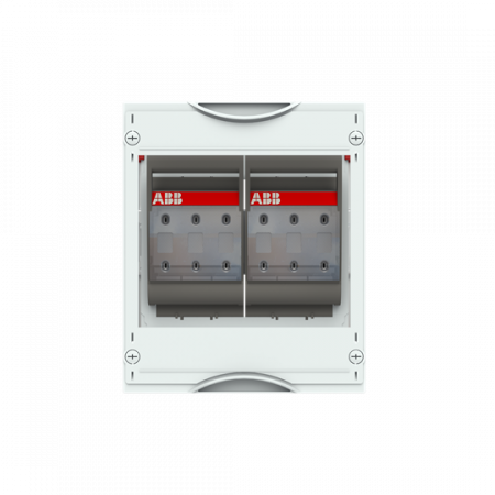 ABB STRIEBEL & JOHN MT136B Sicherungslasttrennschalter-Modul 2RE / BH000, 1FB, inkl. 2x NH00 Trenner CombiLine-Modul, montiert