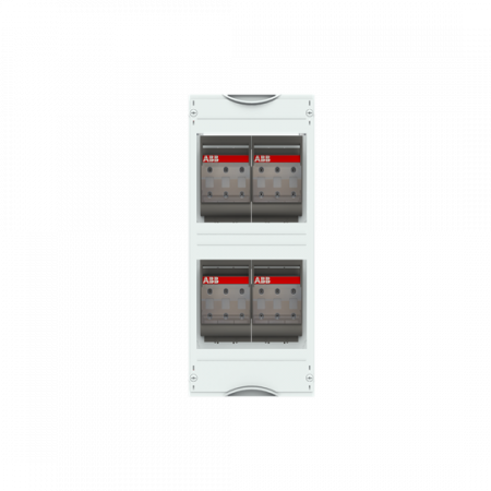 ABB STRIEBEL & JOHN MT137B Sicherungslasttrennschalter-Modul 4RE / BH0, 1FB, inkl. 4 NH00 Trenner CombiLine-Modul, montiert