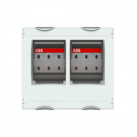 ABB STRIEBEL & JOHN MT242B Sicherungslasttrennschalter-Modul 3RE / BH00, 2FB, inkl. 2x NH1 Trenner CombiLine-Modul, montiert
