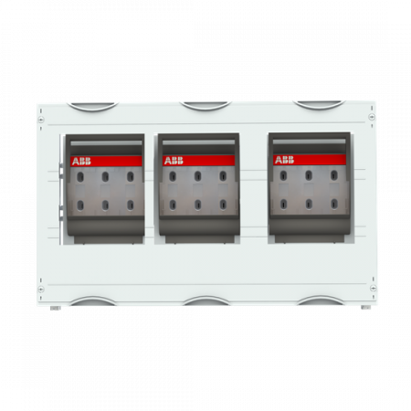 ABB STRIEBEL & JOHN MT342B Sicherungslasttrennschalter-Modul 3RE / BH00, 3FB, inkl. 3x NH1 Trenner CombiLine-Modul, montiert