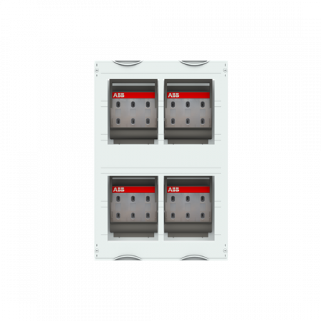 ABB STRIEBEL & JOHN MT243B Sicherungslasttrennschalter-Modul 5RE / BH1, 2FB, inkl. 4x NH1 Trenner CombiLine-Modul, montiert