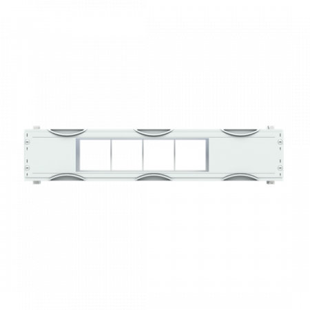 ABB STRIEBEL & JOHN MU357 Messgeräte-Modul 1RE / 3FB, für 4x Messgeräte 96x96mm, CombiLine-Modul, montiert