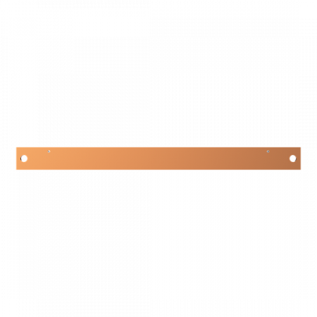 ABB STRIEBEL & JOHN ZXM1032 CU-Schiene 40x10 mm, L:496mm, Kupferschiene, montiert