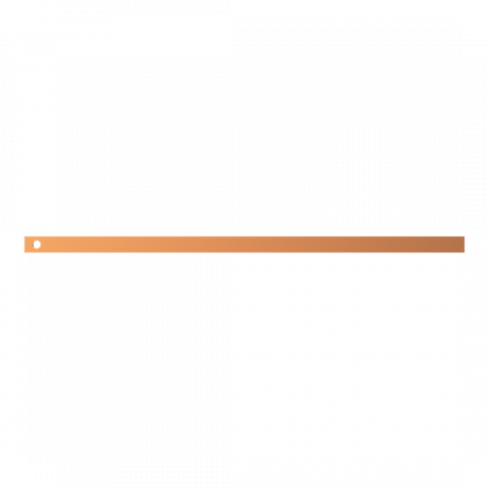 ABB STRIEBEL & JOHN ZXM1053 CU-Schiene 20x5 mm, L:548mm, Kupferschiene, montiert