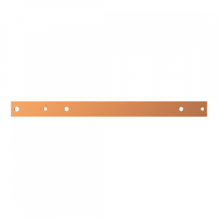 ABB STRIEBEL & JOHN ZXM1071 CU-Schiene 40x10 mm, L:548mm, Kupferschiene, montiert