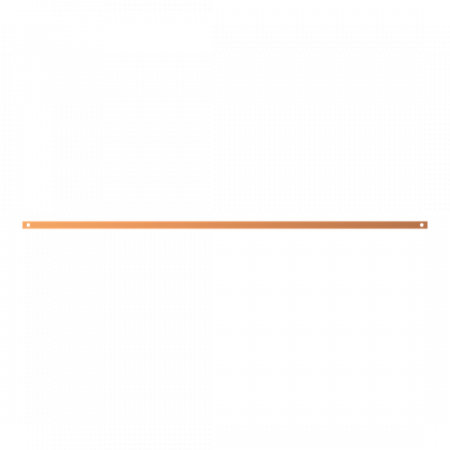 ABB STRIEBEL & JOHN ZX1095 CU-Schiene 20x5 mm, L:1100 mm, Kupferschiene, lose Lieferung