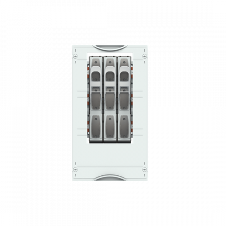 ABB STRIEBEL & JOHN MD152B Sammelschienensystem-Modul 3RE / 1FB, mit NH00-Lasttrennleisten CombiLine-Modul, montiert