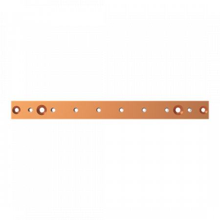 ABB STRIEBEL & JOHN ZX1214 CU-Schienen NH 2FB 40x10 für CombiLine M(B)D…52(B) Module