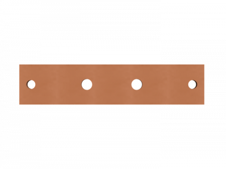 ABB STRIEBEL & JOHN ZX2032 CU-Schiene 40x10 mm, L:434mm, Kupferschiene, lose Lieferung