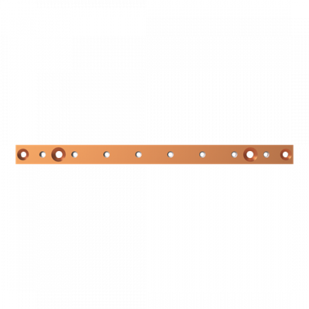 ABB STRIEBEL & JOHN ZXM1211 CU-Schienen 30x10 mm, L:434mm, Kupferschiene, montiert